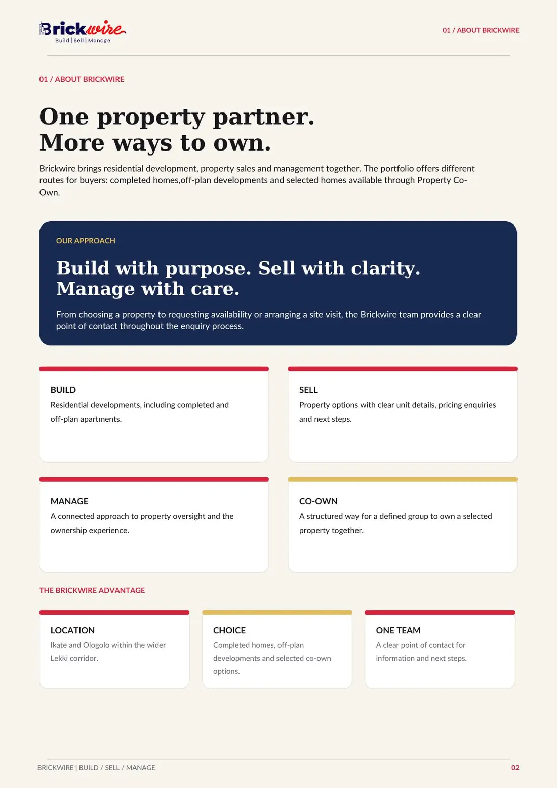About Brickwire — One property partner, more ways to own